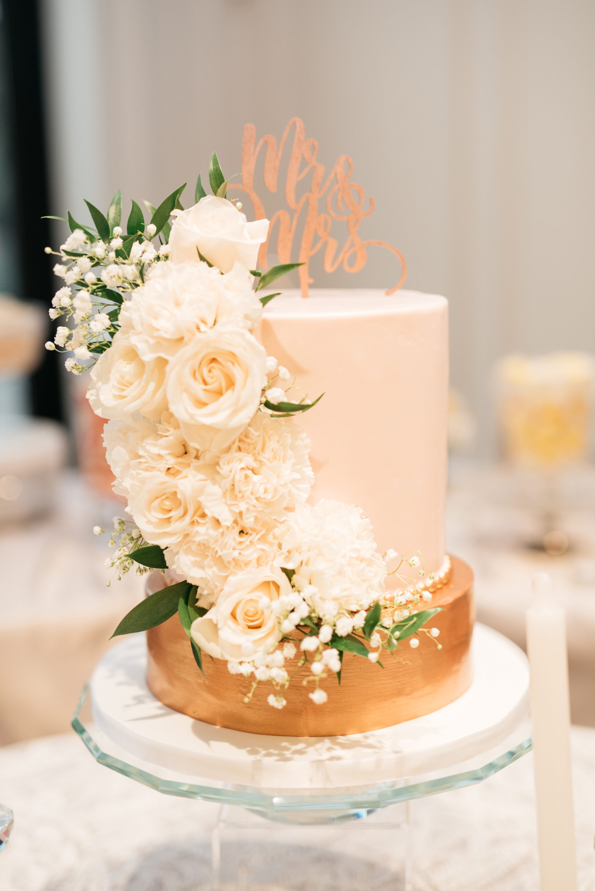 Wedding cake at The Arlington Estate Wedding