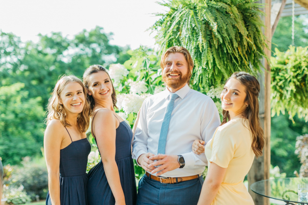 Guests mingling at Stonewall Estates during reception