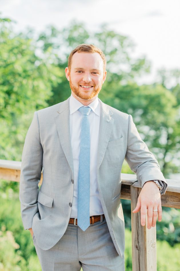 Groom portraits at Stonewall Estates